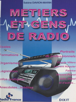 cover image of Métiers et gens de radio